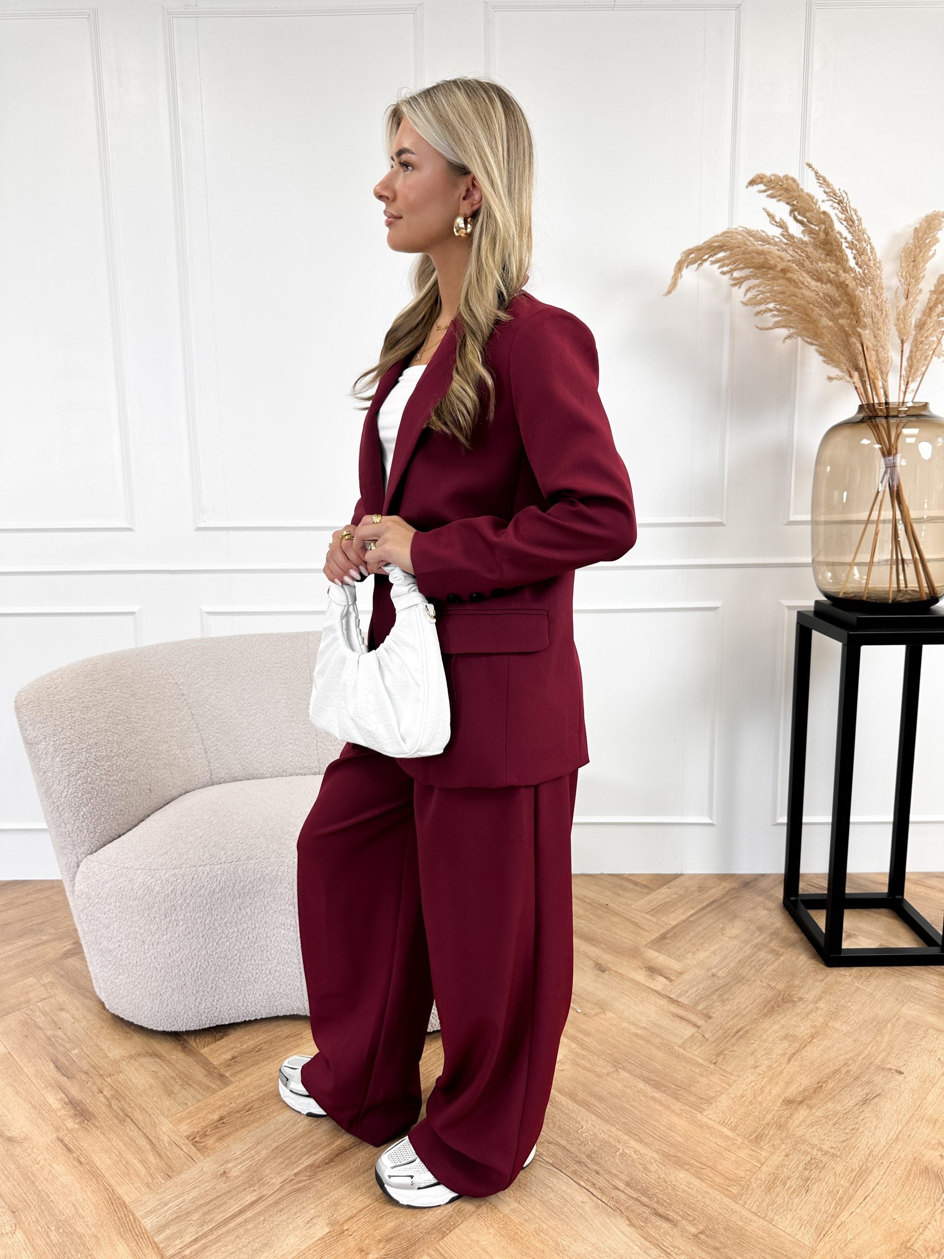 REFIND® | BORDEAUX ROOD BLAZER SUZY